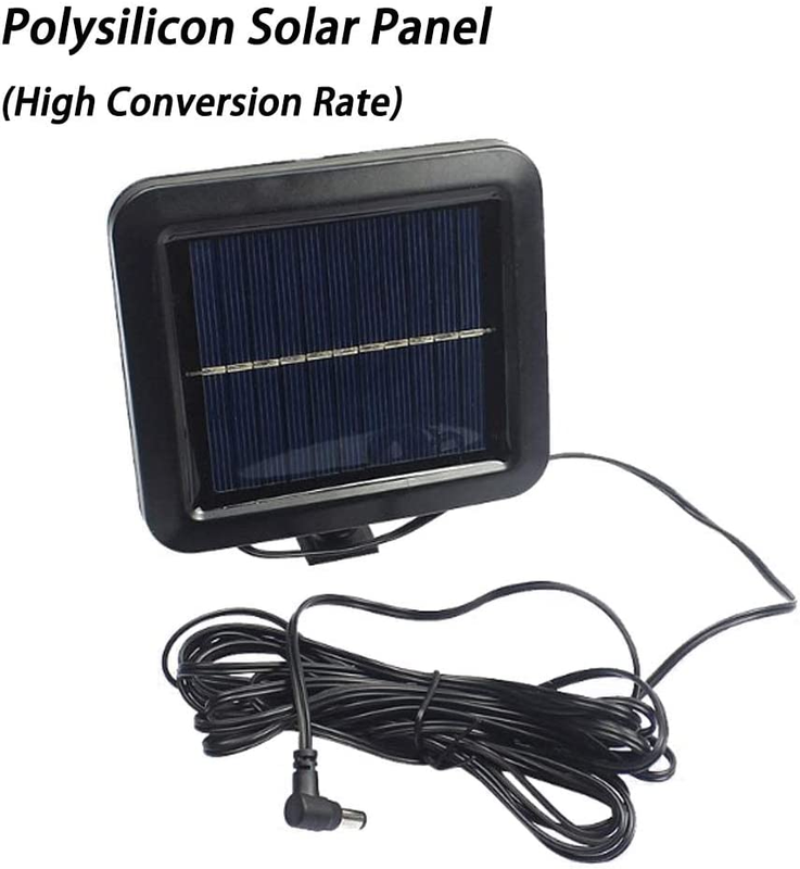 Solar Motion Sensor Lights Outdoor Indoor with Separate Solar Panel Detachable D
