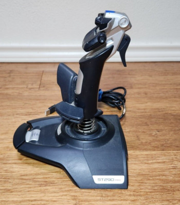 Saitek ST290 Pro Stick Game Joystick Flight Controller USB Wired Tested