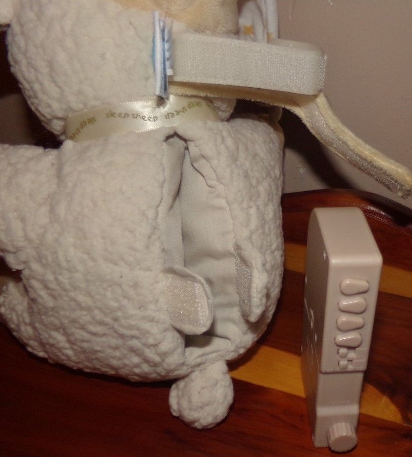 Cloud B Sleep Sheep Smart Sensor Plush Lamb Sleep Soother for Baby Boy or Girl