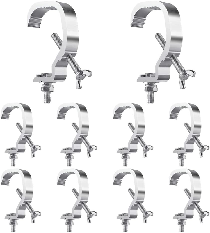 Truss C Clamp 1.18-2 Inch, 10 Pack Olaalite Stage Lights Truss Clamps, Fit New 