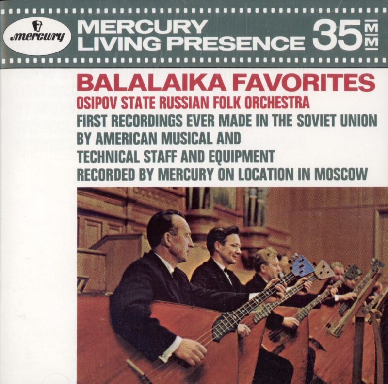 Balalaika Favorites - Osipov State Russian Folk Orchestra (cd, 1990, Philips)