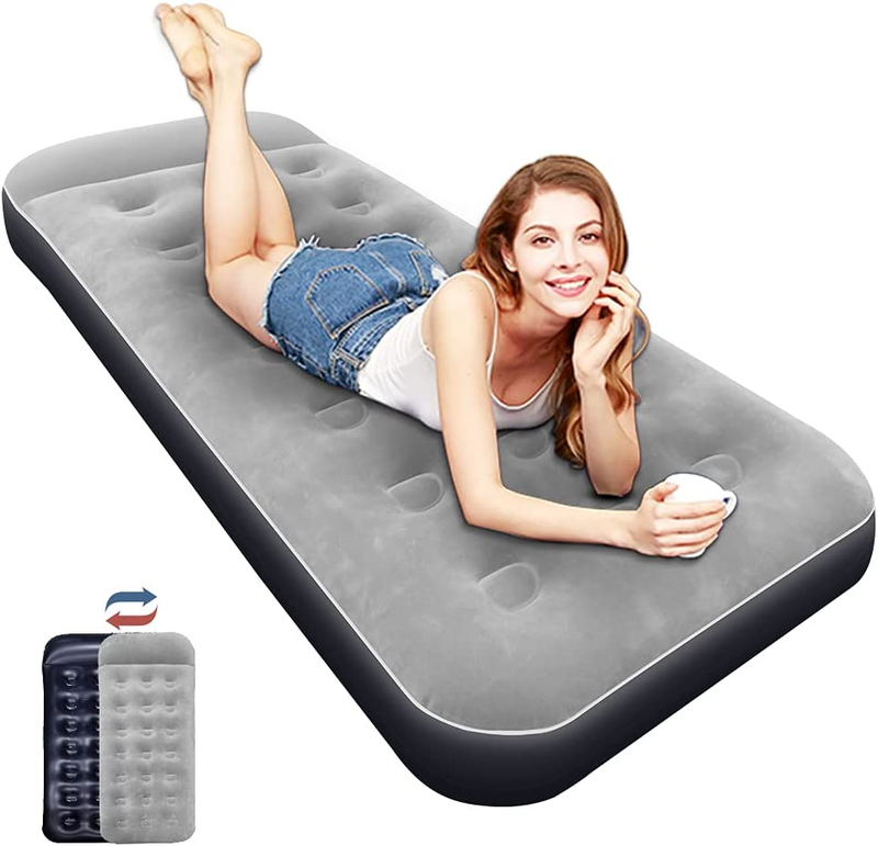 Camping Air Mattress Travel Bed Sleeping Pad Leak Proof Buil