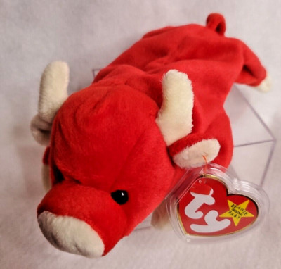 Ty Beanie Baby MWMT - SNORT the Bull