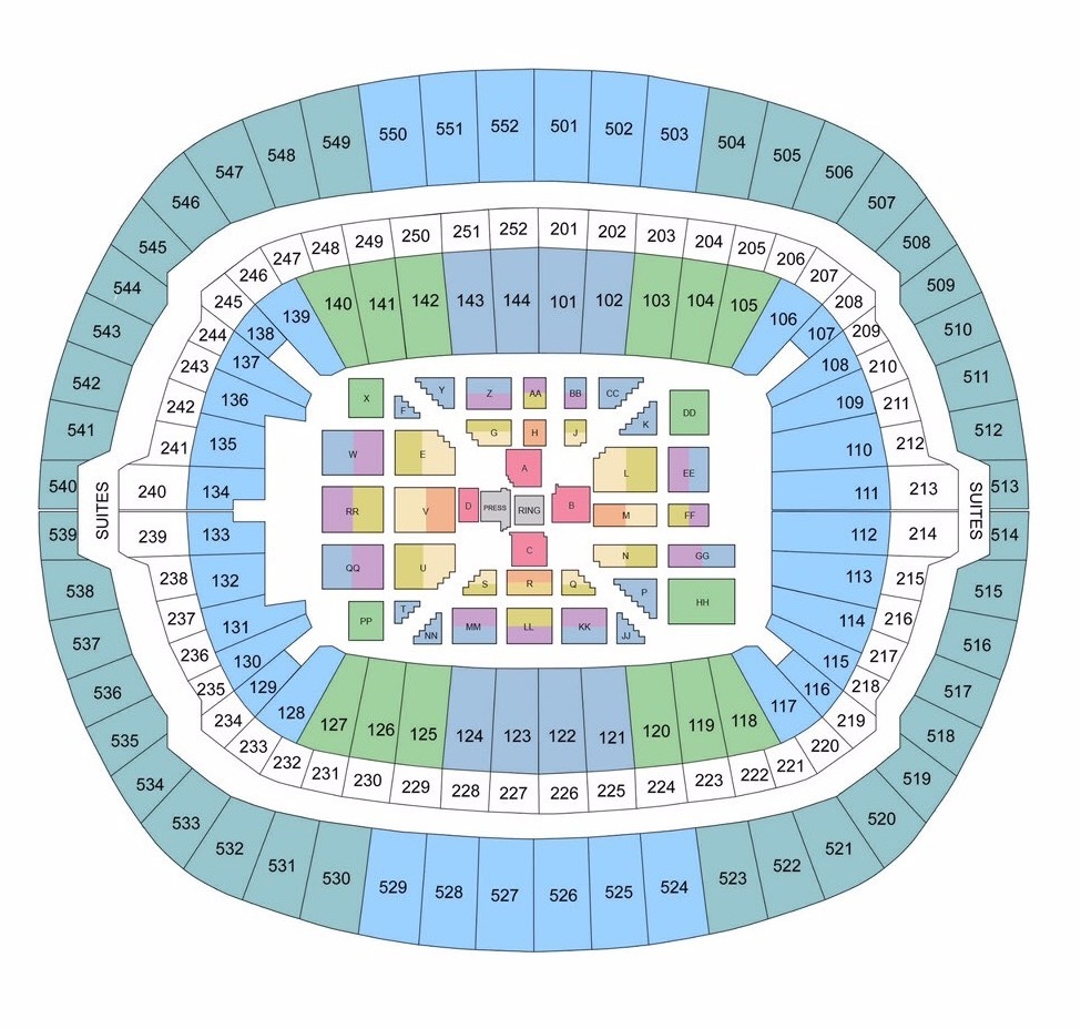 2 Tickets Anthony Joshua V Wladimir Klitschko FLOOR SEATS ...