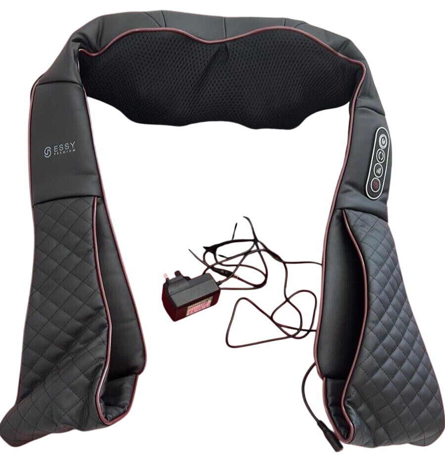 Essy Shiatsu Neck and Shoulder Massager with Heat Deep Tissue Back Massager