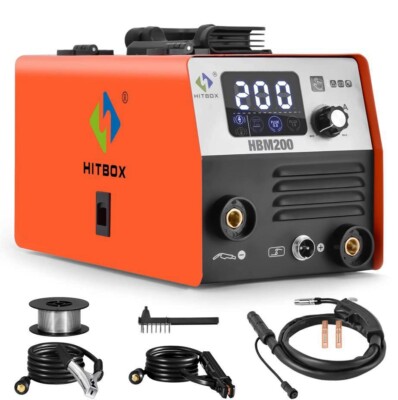MIG Welder, 130A,110V/ 220V, Gasless/Lift TIG/Stick 3 in 1 Welding Machine