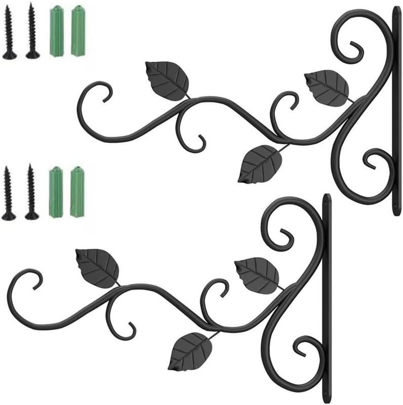 Outdoor Plant Hooks,  2Pcs Indoor Outdoor Plant Hooks, Hangers for Hanging Baske