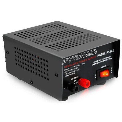 Pyramid PS3KX 2 5 Amp Power Supply 13 8 VDC 2 5A Pyramid PS3KX 2 5 Amp Power Supply 13 8 VDC 2 5A