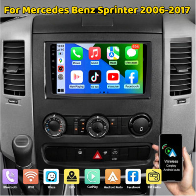 For 2006-2017 Mercedes Benz Sprinter Android 13 Car Carplay Stereo Radio GPS 32G
