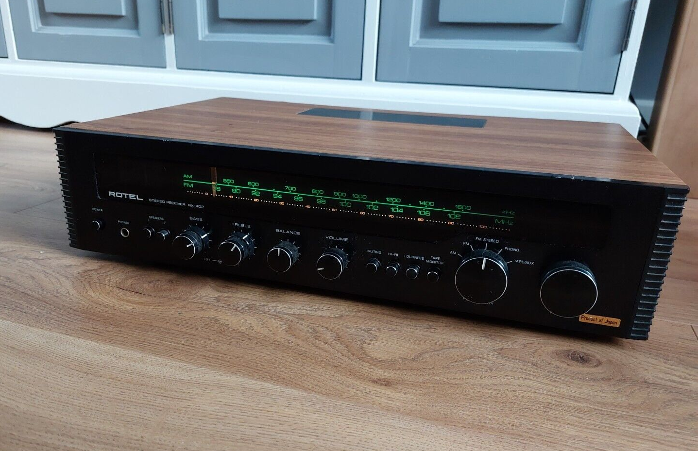 Vintage Rotel RX-402 AM/FM Stereo Receiver -Made in Japan