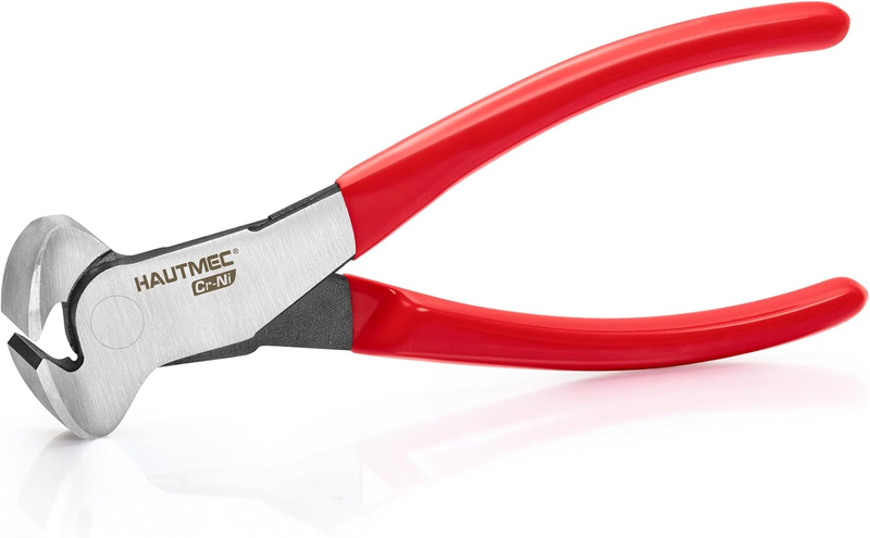 7 Inch Nail Puller Pliers Tool, Cr-Ni Steel End Cutting Pliers with Non-Slip Gri