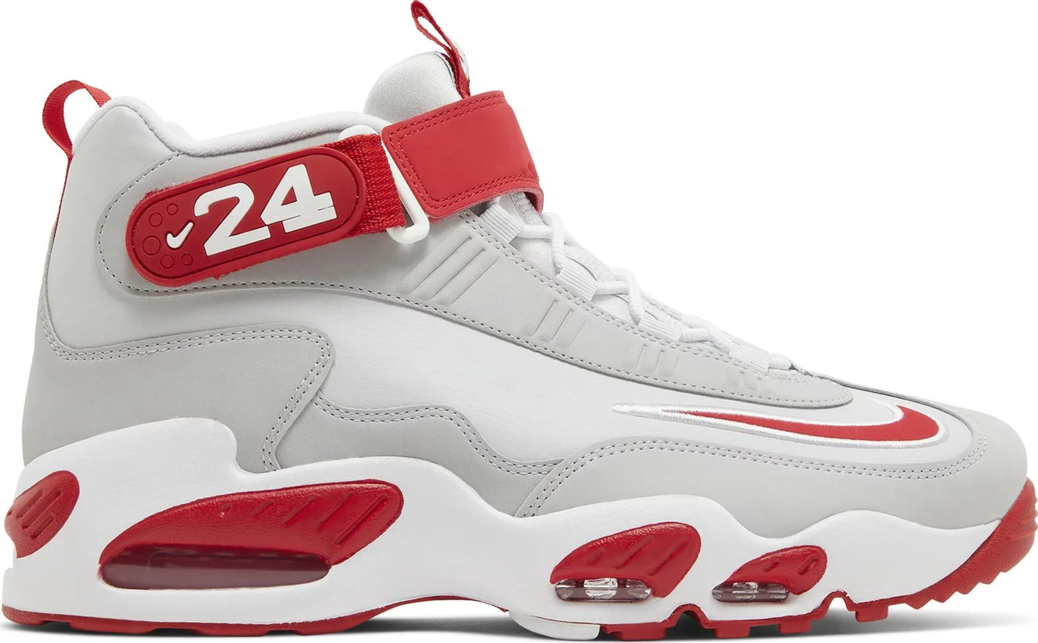 

Nike Air Griffey Max 1 Cincinnati Reds Away Pure Platinum Grey FD0760-043 Мужские 8, Серый, Nike Air Griffey Max