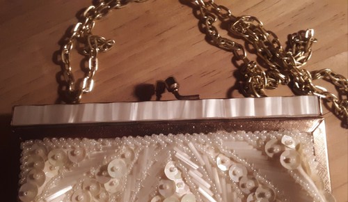 Vintage Walborg Hand Beaded Purse/Handbag/Bride's Bag