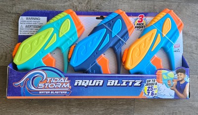 Tidal Storm Aqua Blitz Water Blasters - 3 Pack NIB