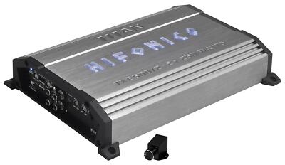 Hifonics TXE500/2 Class A/B Analog 2-Kanal Verstärker 500 W/RMS + Fernbedienung