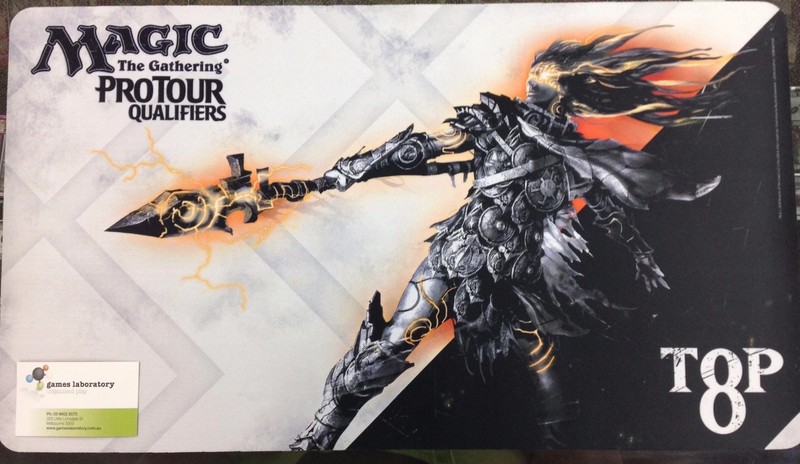 Playmat Magic The Gathering - Tapis De Jeu Mtg - Ptq Khans Of Tarkir Top 8 