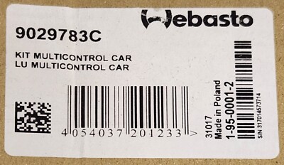 WEBASTO 9029783C Multicontrol Car Parking Heater Control Unit 12-24 VAC