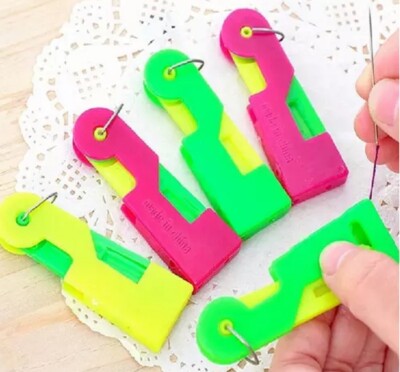 10 Easy Automatic Needle Threader - Elderly Sewing Device & Thread Guide Tool