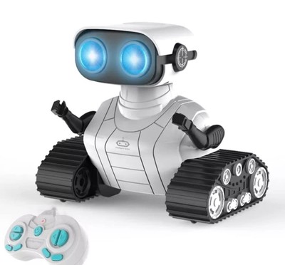 Robot Toys, Rechargeable Robot Toy with Remote Control, Music, LED Eyes, Danc...