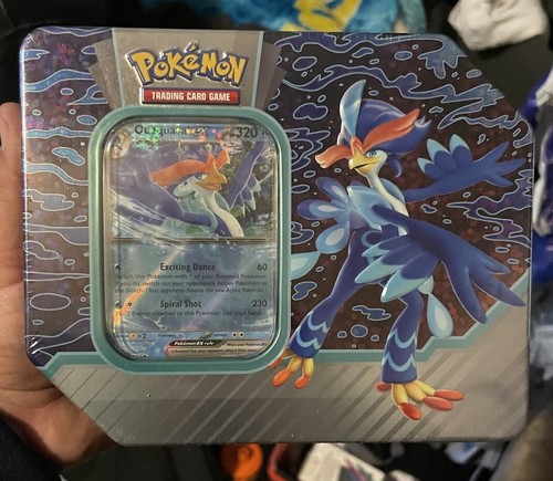 Pokemon TCG Paldea Partners Tin Quaquaval ex Includes 5