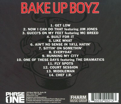 BAKE UP BOYZ FRESH OUT DA KITCHEN [CLEAN] NEW CD