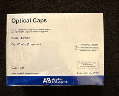Applied Biosystems 4323032 MicroAmp Optical 8-Cap Strip 300/Box