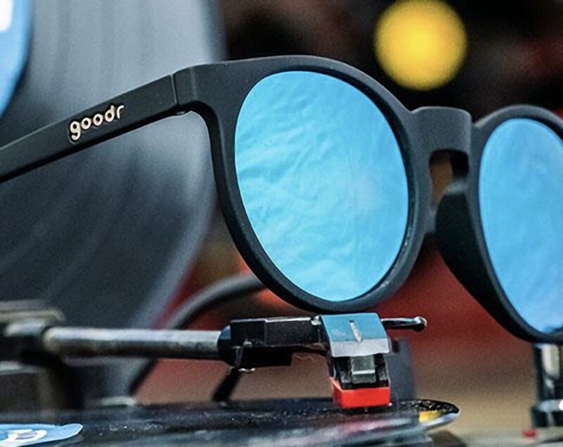 Unisex POLARIZED Sunglasses Goodr Midnight Ramble At The Circle Bar Rare NonSlip