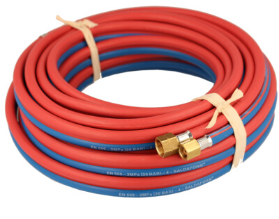 SEMPERIT Zwillingsschlauch Autogenschlauch Sauerstoff / Acetylen DN 6/6 - 5 m...