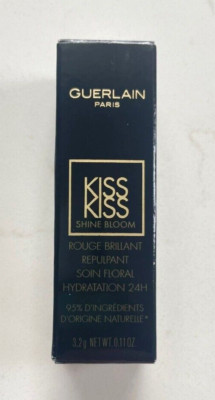 Guerlain Kiss kiss Shine Bloom Lip Colour # 729 Daisy Red 3.2g 0.11 Oz NIB