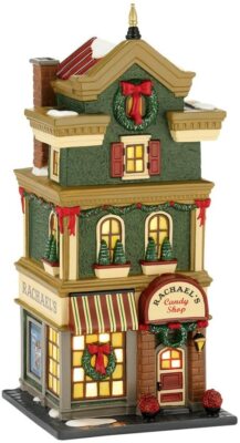 Dept 56 Christmas in the City RACHAEL'S CANDY SHOP, 4025244, Display