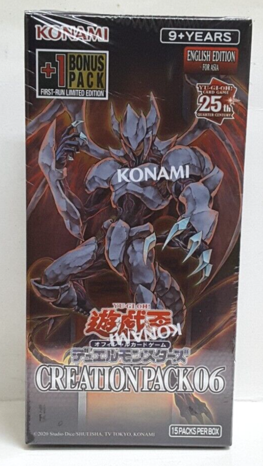 Yugioh Asia English Creation Pack 06 Booster Box NEW SEALED Yugioh Asia English Creation Pack 06 Booster Box NEW SEALED