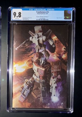 TRANSFORMERS #13 CGC 9.8 BJÖRN BARENDS NYCC 2024 VIRGIN FOIL LTD 500