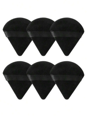 6PCS Triangle Powder Puff Triangular Design Makeup Powder Puff for Face Eyes USA