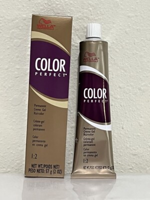 Color Perfect Wella Hair Color 2 oz Cream Gel Salon Dye   You Choose Your Color