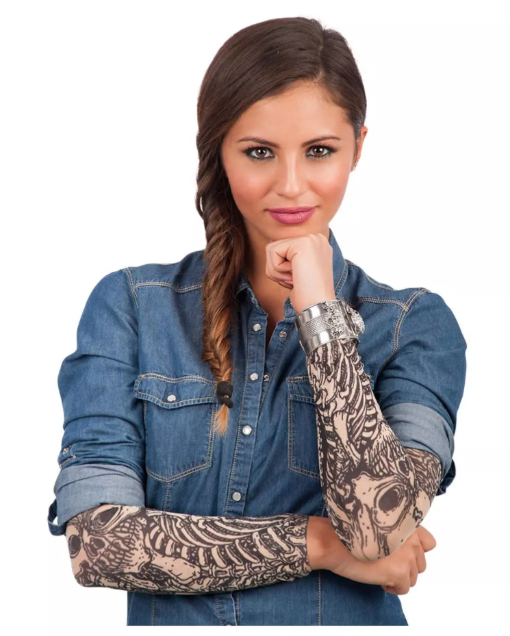 6 Pairs Cooling Arm Sleeves Outdoor Sport UV Sun Protection Arm Cover Tattoo Art