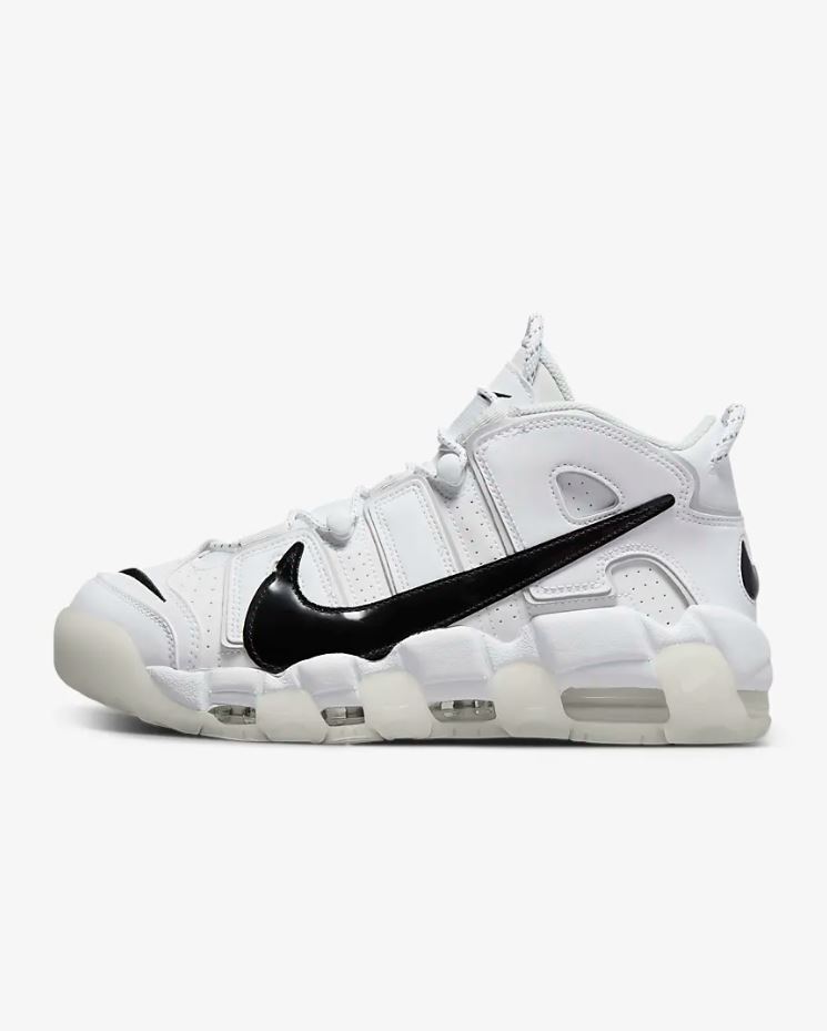 

Мужские кроссовки Nike Air More Uptempo 96 White/Photon Dust/Vast Grey/Black DQ5014-100, Белый, Nike Air More Uptempo '96