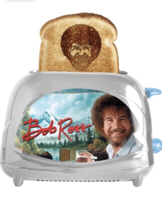 Uncanny Brands Bob Ross Toaster - Toasts Bob's Iconic Face onto Your Toast