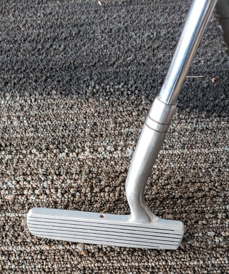 35.25 IN GREAT WHITE VERY LIGHT WEIGHT BLADE PUTTER W FLANGE PAT SIMMONS DESIGN