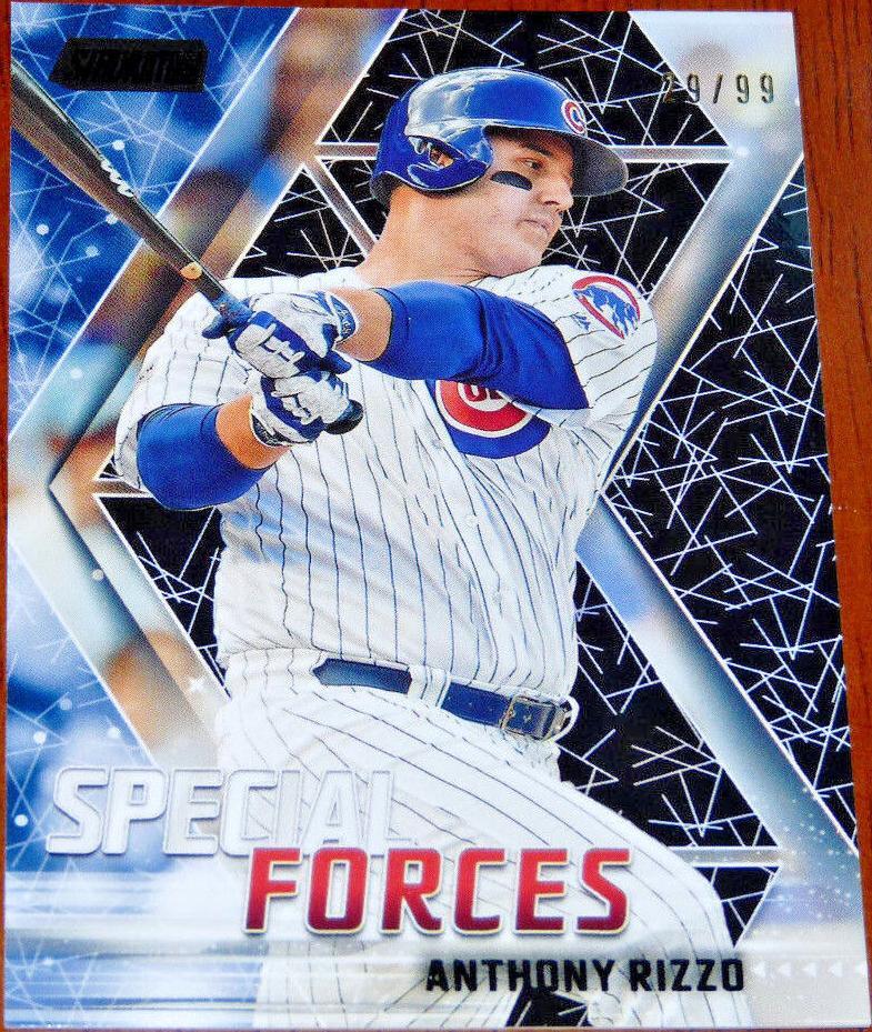 2018 Topps Stadium Club - Special Forces Anthony Rizzo #SF-AR Black /99 ...