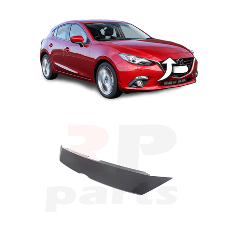 FOR MAZDA 3 2013 - 2016 NEW FRONT BUMPER UPPER MOLDING TRIM FOR PAINTING