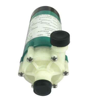 110V 10W Corrosion-resistant Magnetic Drive Pump 15R with Plastic Head , 16L/min