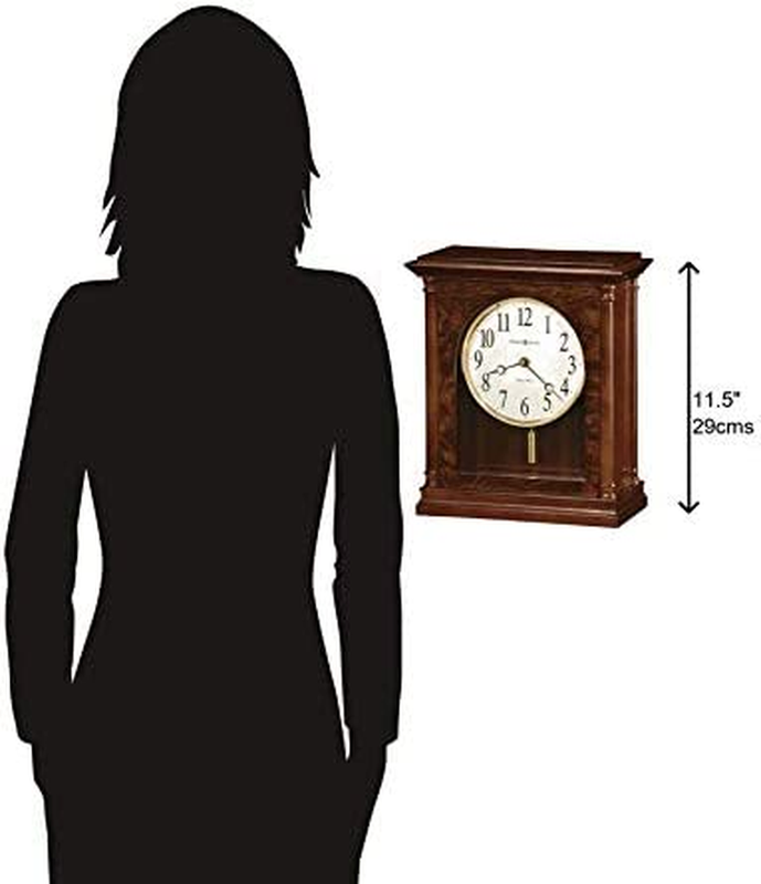 Lava Hot Springs Mantel Clock 547-725 &ndash; Americana Cherry Home Decor with Quartz,