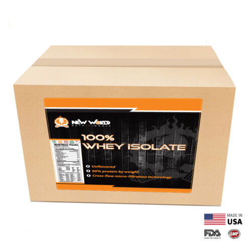 15lb Bulk Whey Protein ISOLATE (NOT concentrate) Manufacturer Direct UNFLAVORED 