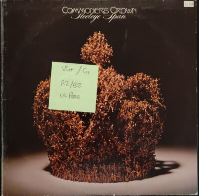 Steeleye Span Commoners Crown Vinyl Record VG+/G+ CHR1071 1975 