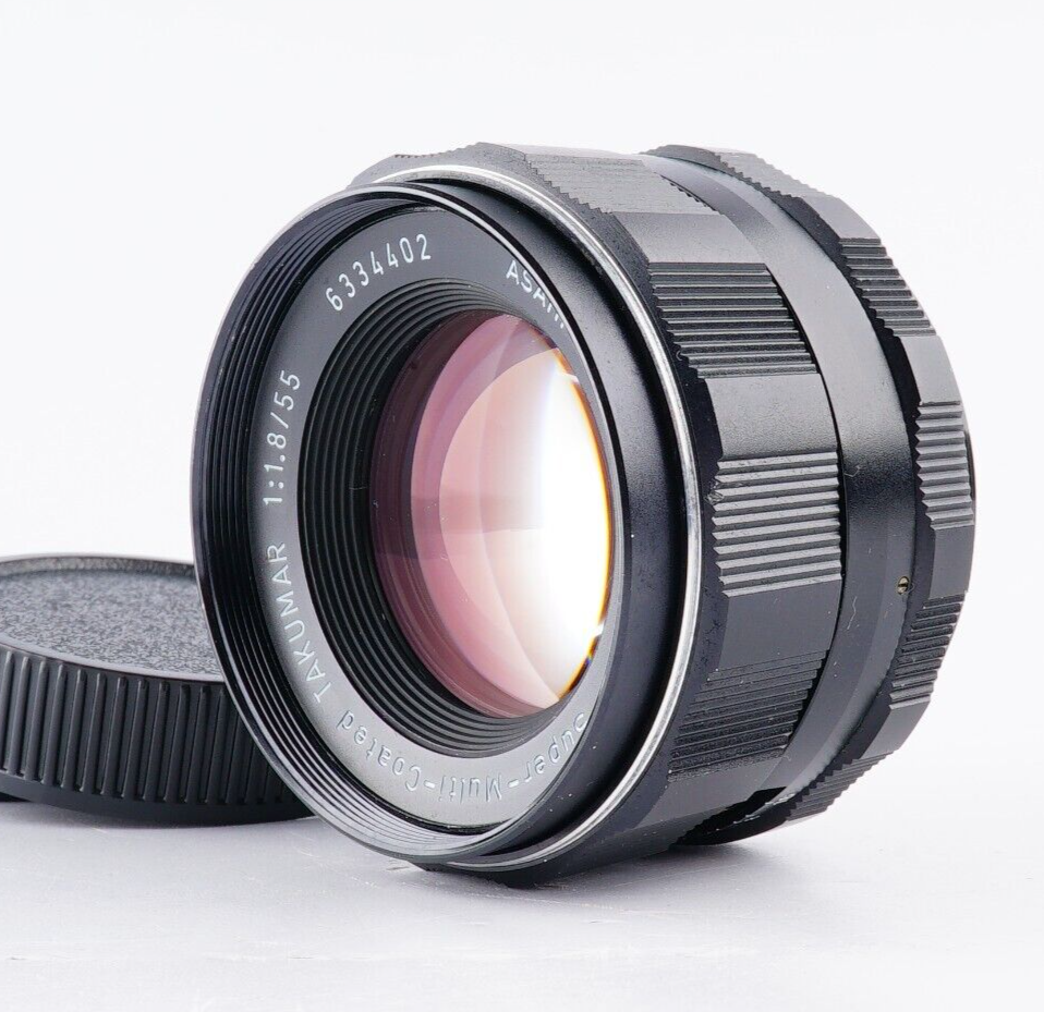 美品 Pentax SMCT 55mm f1.8 MF Lens for M42 EX+5 PENTAX SMC TAKUMAR 55mm F/1.8 Standard MF Lens for M42