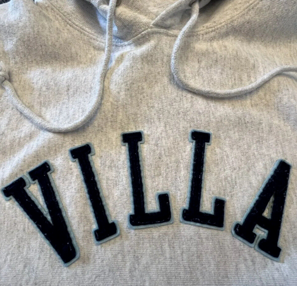 Vintage Champion Reverse Weave Hoodie Sz S Villanova