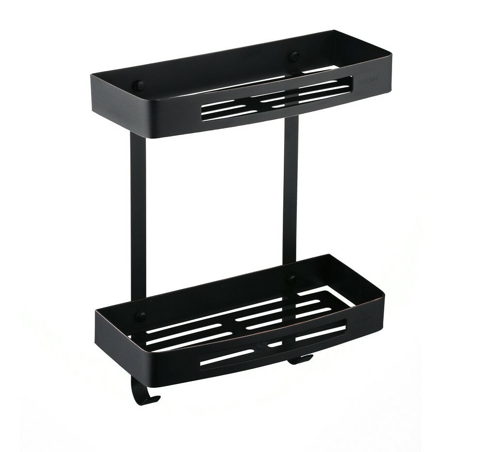 La Jefa Stainless Steel 304 Bathroom Corner Shelf Cosmetic Holder