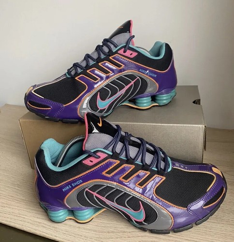 RARE🔥Nike Womens Shox Navina - 356918 038 Black / Turquoise