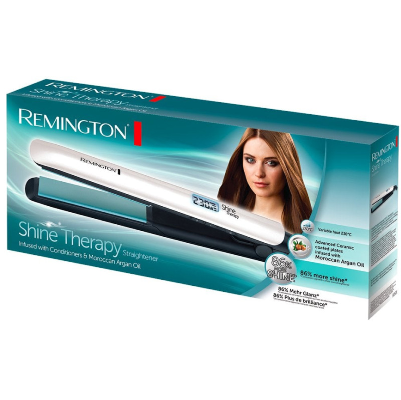 Remington S8500 Shine Therapy Hair Straightener 5 Year Warranty 230°C New