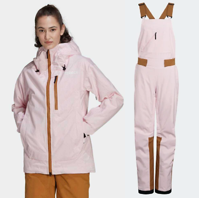 Adidas pink sales snowboard jacket